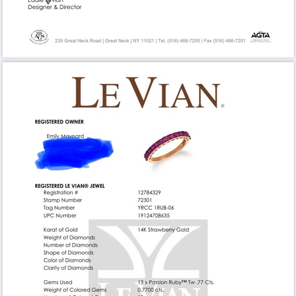 Li vian Ruby ring - Picture 6 of 8